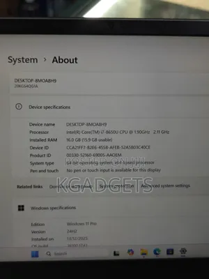 Laptop Lenovo ThinkPad X1 Carbon 16GB Intel Core i7 SSD 512GB