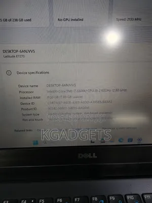 Laptop Dell Latitude 12 E7270 8GB Intel Core i7 SSD 256GB