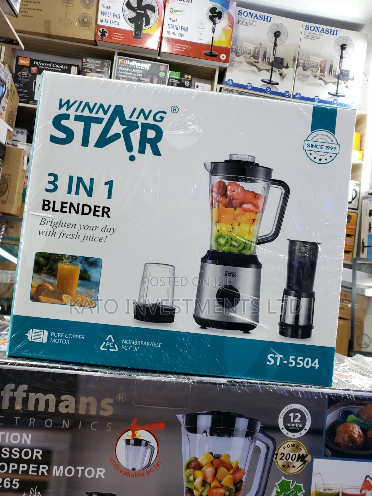 3 in 1 Winning Star Juice Blender