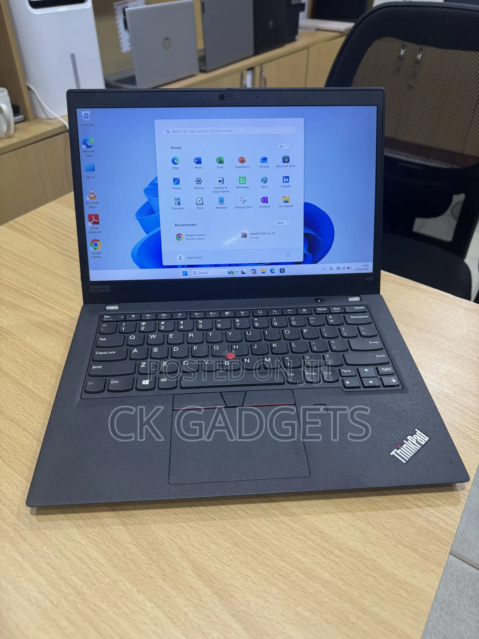 New Laptop Lenovo ThinkPad X13 Gen 2 16GB AMD Ryzen 5 SSD 256GB