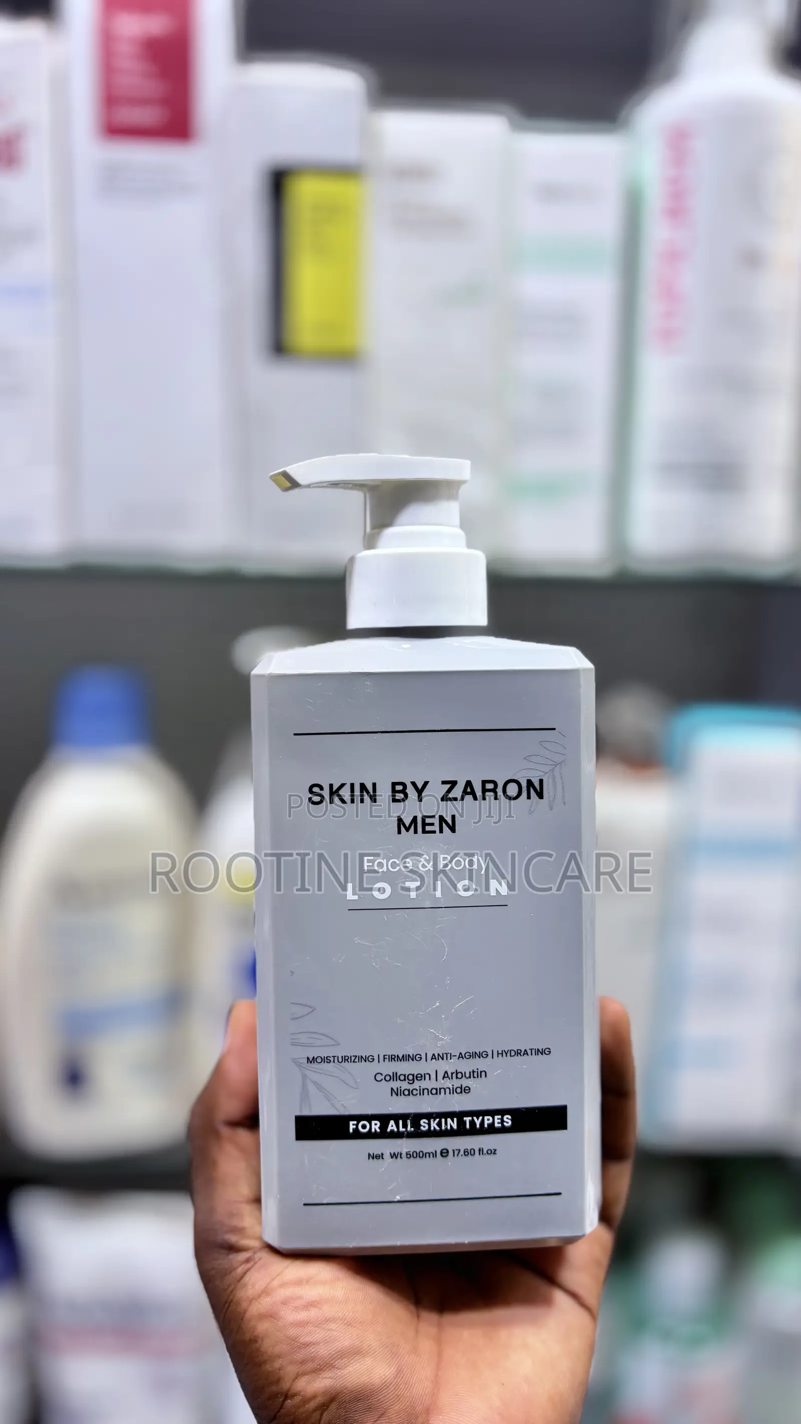 Skin by Zaron Men Face Body Moisturizing Lotion 500mls