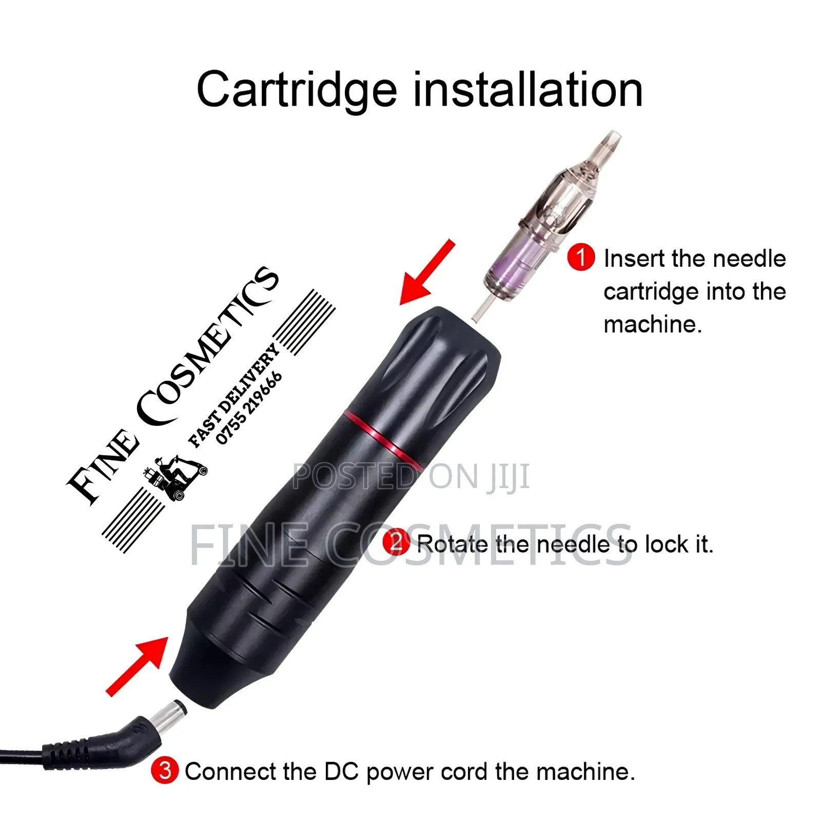 Modern Tattoo Machine Kit. Pen-Version Permanent Makeup Tattooing-Gun
