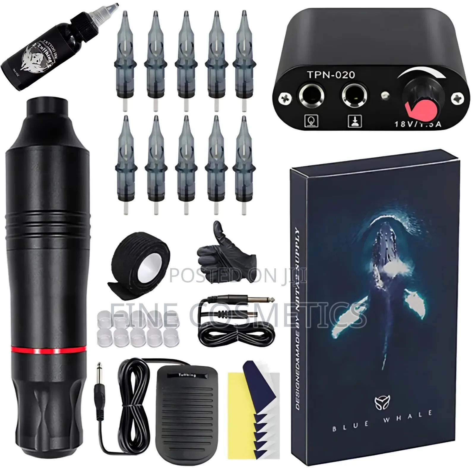 Modern Tattoo Machine Kit. Pen-Version Permanent Makeup Tattooing-Gun