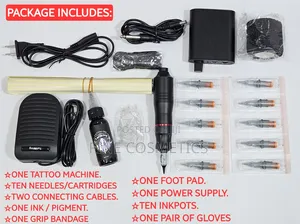 Modern Tattoo Machine Kit. Pen-Version Permanent Makeup Tattooing-Gun