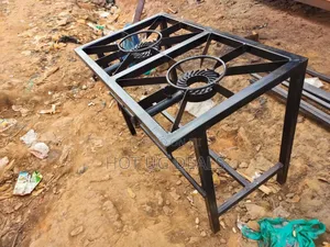 Heavy Duty Commercial 2-Burner Gas Stove.
