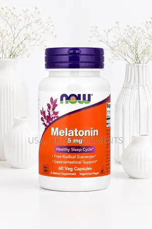 Now Melatonin 5mg 60capsules (Sleep Supplements)Insomnia