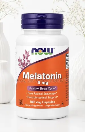Now Melatonin 5mg 180veg Capsules