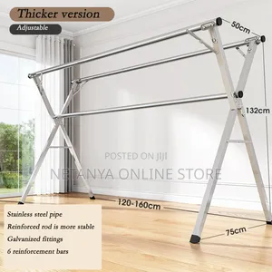 Stainless Steel Foldable Clothes Drying Rack