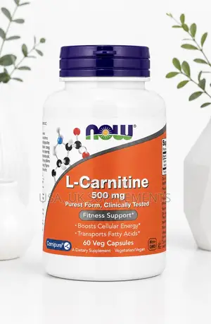 Now L Carnitine 500mg 60veg Capsules