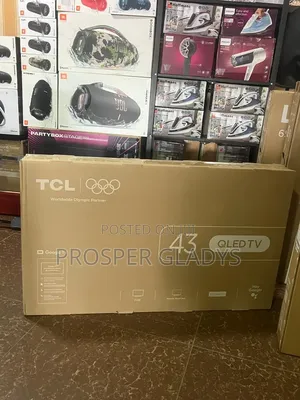 TCL 43 Smart Android Google Flat Screen Flameless.
