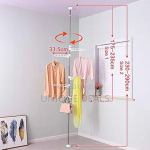 Standing Clothes Laundry Drying Rack Coat Hanger