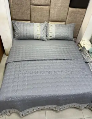 Lace Cotton Bedspread Grey 6*6