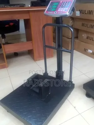 Wireless Digital Weighing Scale 500kg Weigh Rechargeable 45 by 60cm
