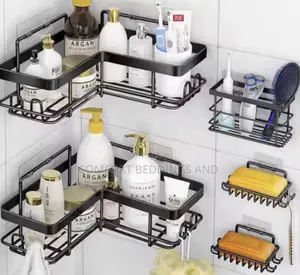 Wall Corner Shower Caddy Black