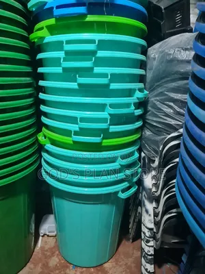 2 Sided Handle Plastic Buckets Plastic Buckets 80litres