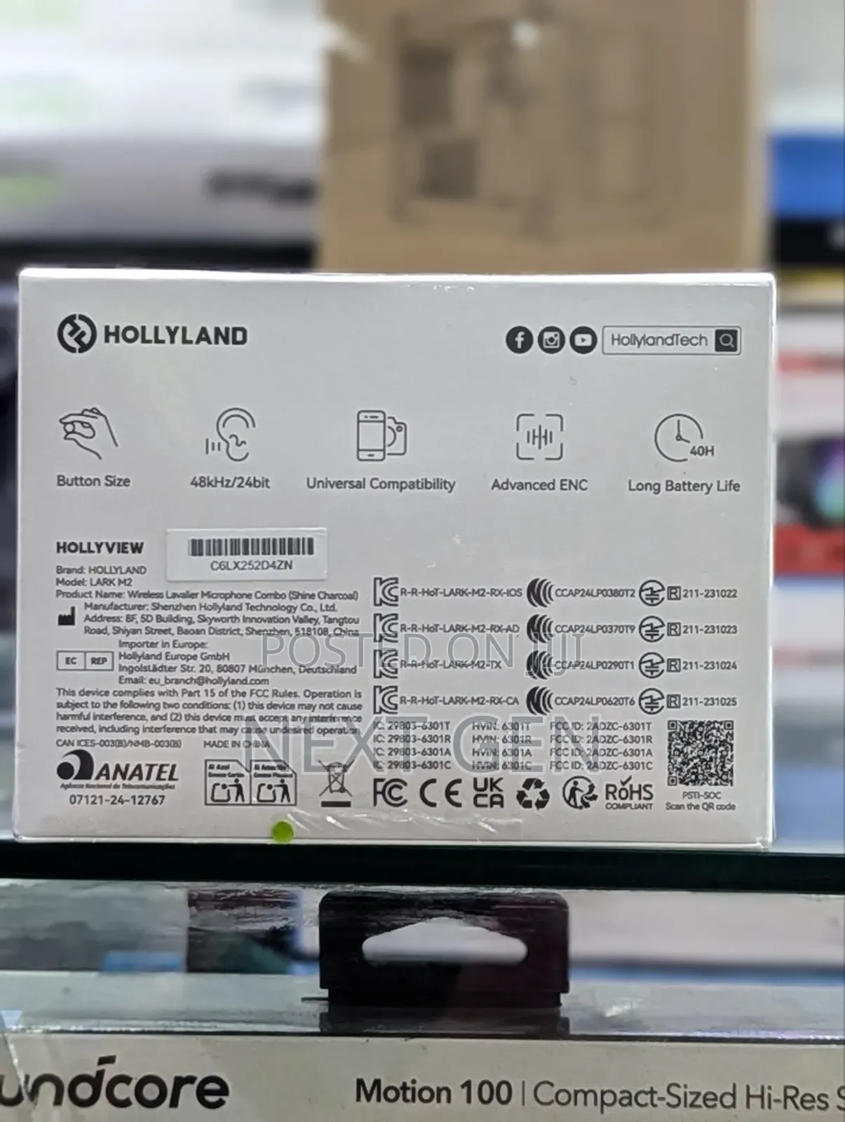 Hollyland Lark M2 Wireless Microphone