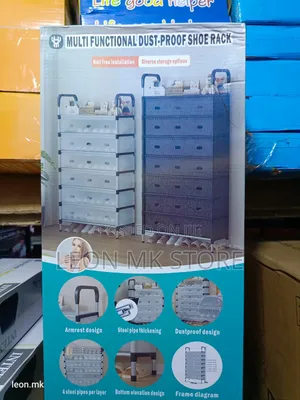 Portable Shoe Storage Rack With Covers