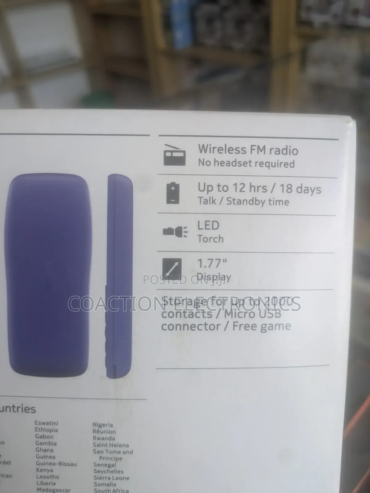 New Nokia 105 4G Blue