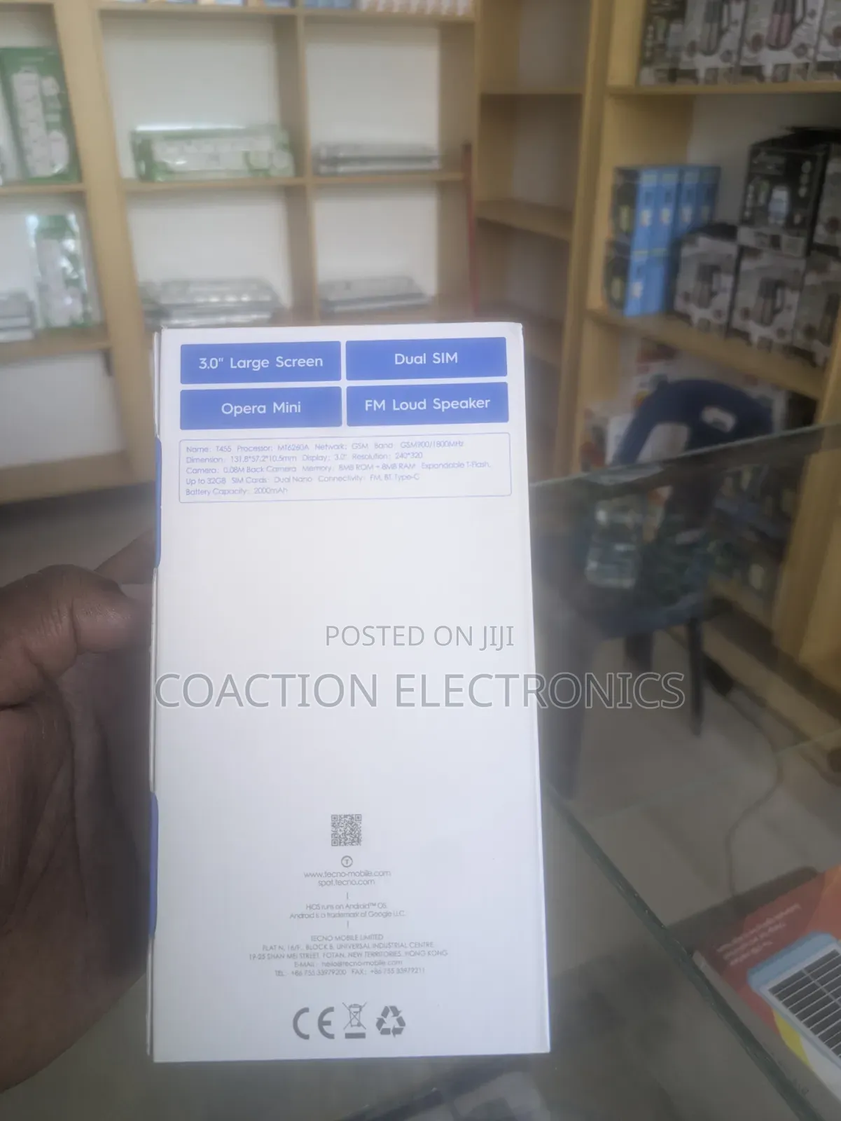 New Tecno T455 Blue