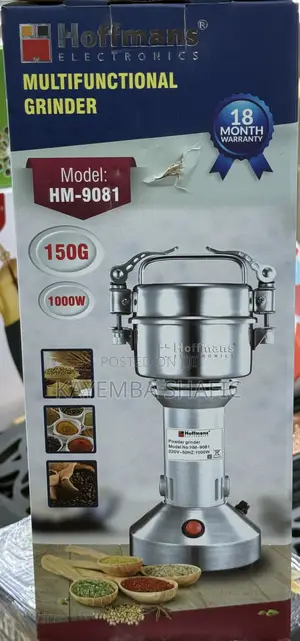 Hoffmans Multifunctional Electric Dry Powder Grinder 150g - 1000w