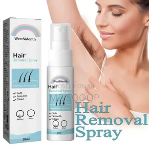 2pcs West Month Hair Removal Spray 20ml | Fast Painless Hair Remover