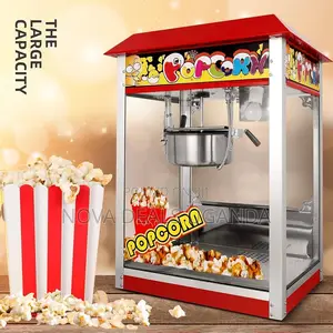 Commercial Stainless Steel Electric Hotair Popcorn Maker Machine