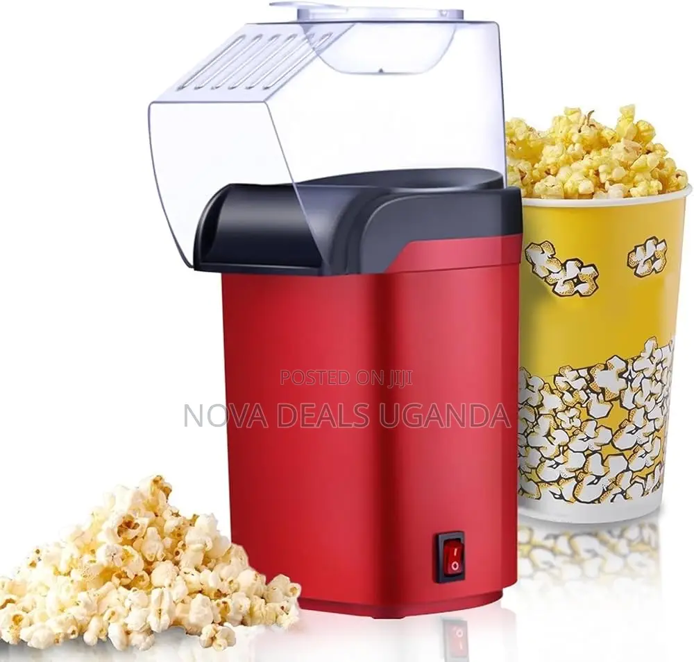 Portable Electric Hotair Popcorn Maker Machine Oil Free Quick Snack