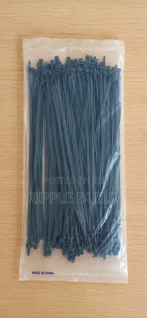 5 X 250mm 250 Pcs Black Nylon Cable Ties Heavy Duty Zip Ties Kampala