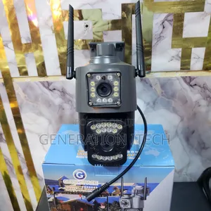 4g Dual Lens Camera With 360 Rotation and Night Vision, Motion Sensor