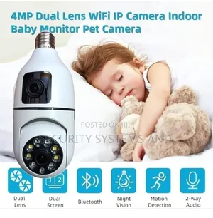 Smart Wifi Camera With Night Vision, Motion Detection and Phone View