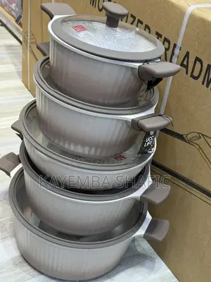 Premium Ucc Life 5-Piece Granite Non-Stick Cookware Set