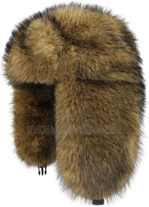 Faux Fur Fluffy Trapper Hat Russian Ushanka Hat With Ear Flaps
