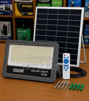 500w Solar Flood Light Waterproof Outdoor Security Light Kampala