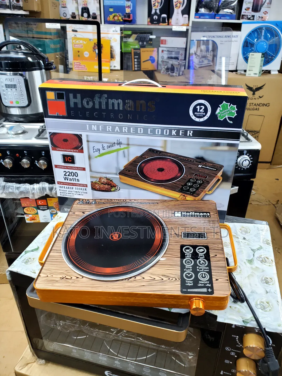 Hoffmans Single Infrared Cooker German Tech