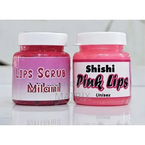 Original Unisex Pink Lips Scrub and Pink Lip Balm, Lips Corrector