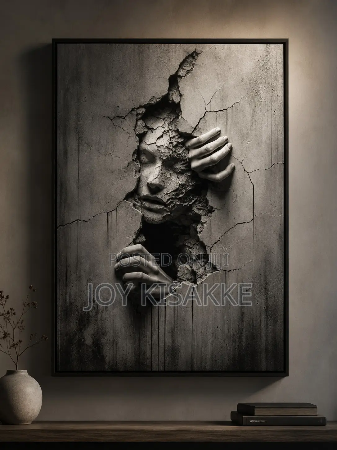 Wall Art Piece -Fractured Awakening