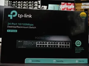Tplink 24port Switch Rackmount 10/100mbps