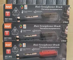Hair Straightener Brush, Model R.406b,