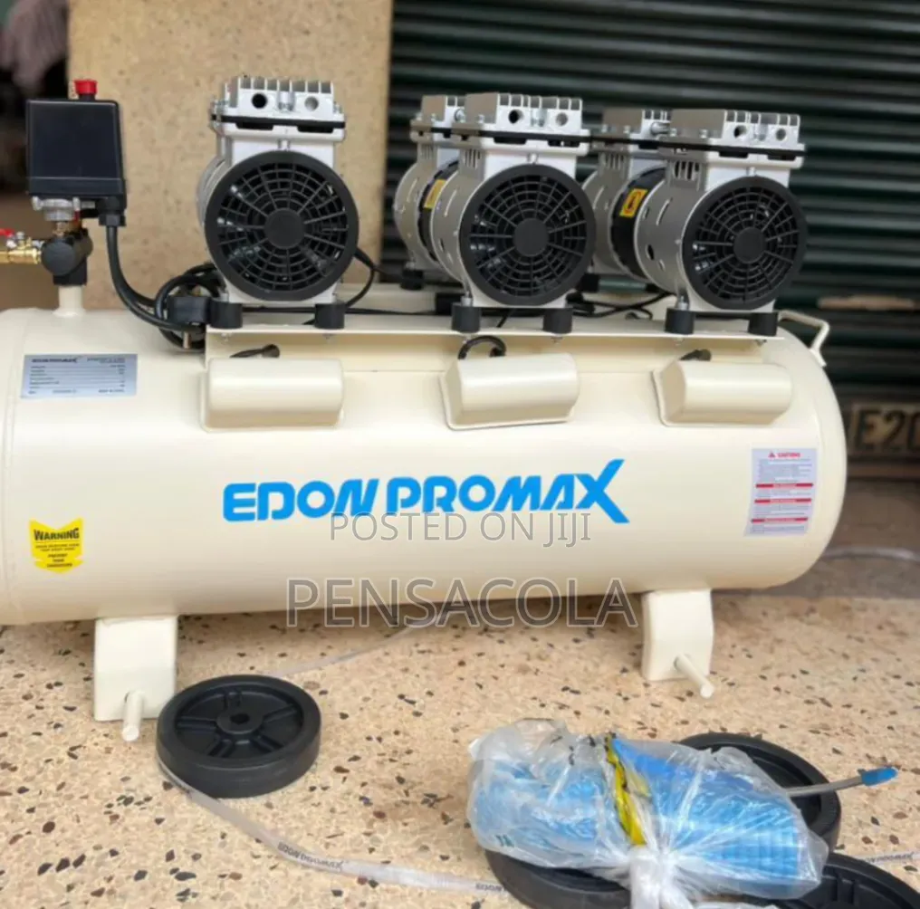 3 Head Silent Compressor 100 Liters