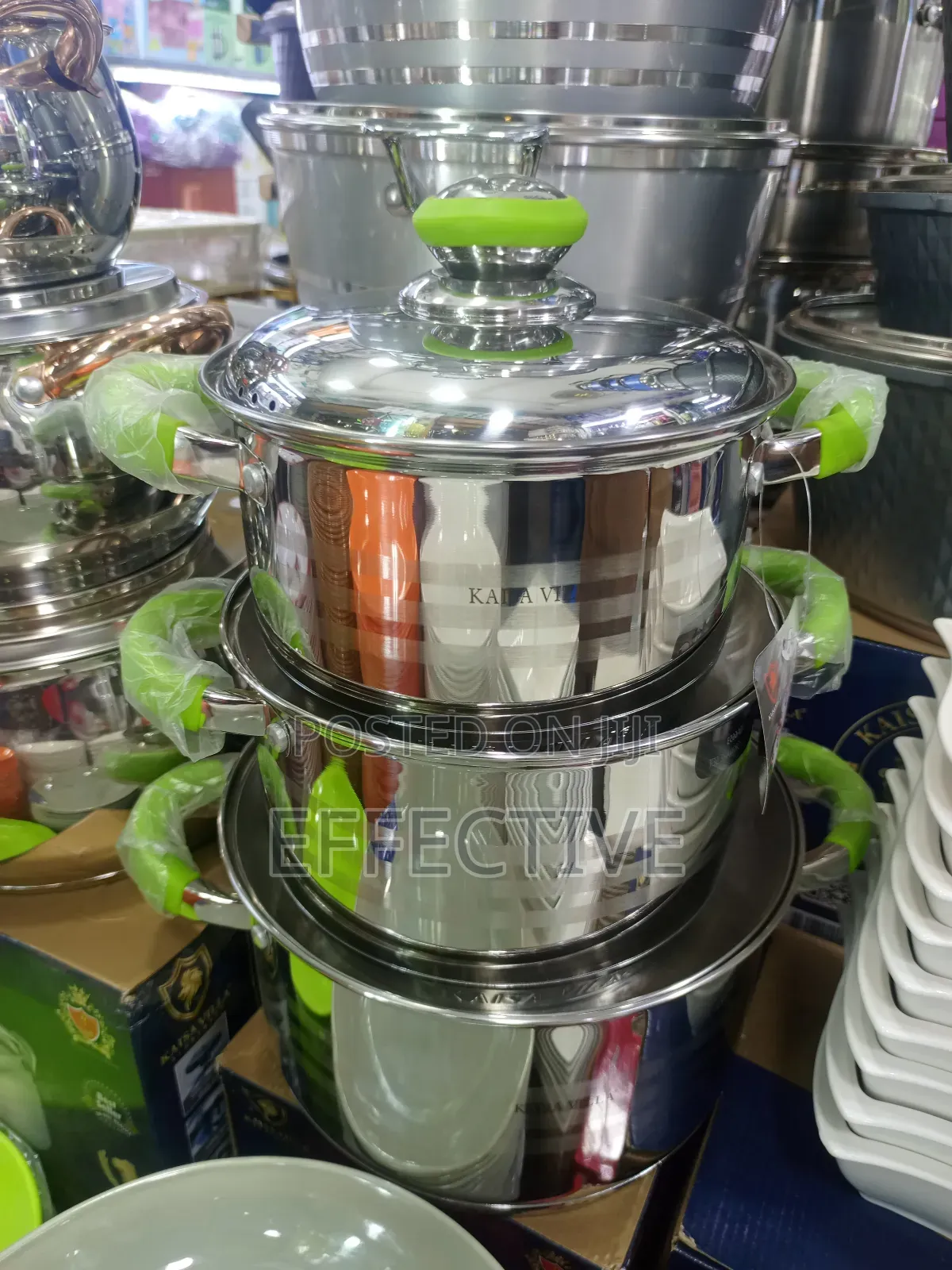 Kaisa Villa Stainless Steel Cookware Set.