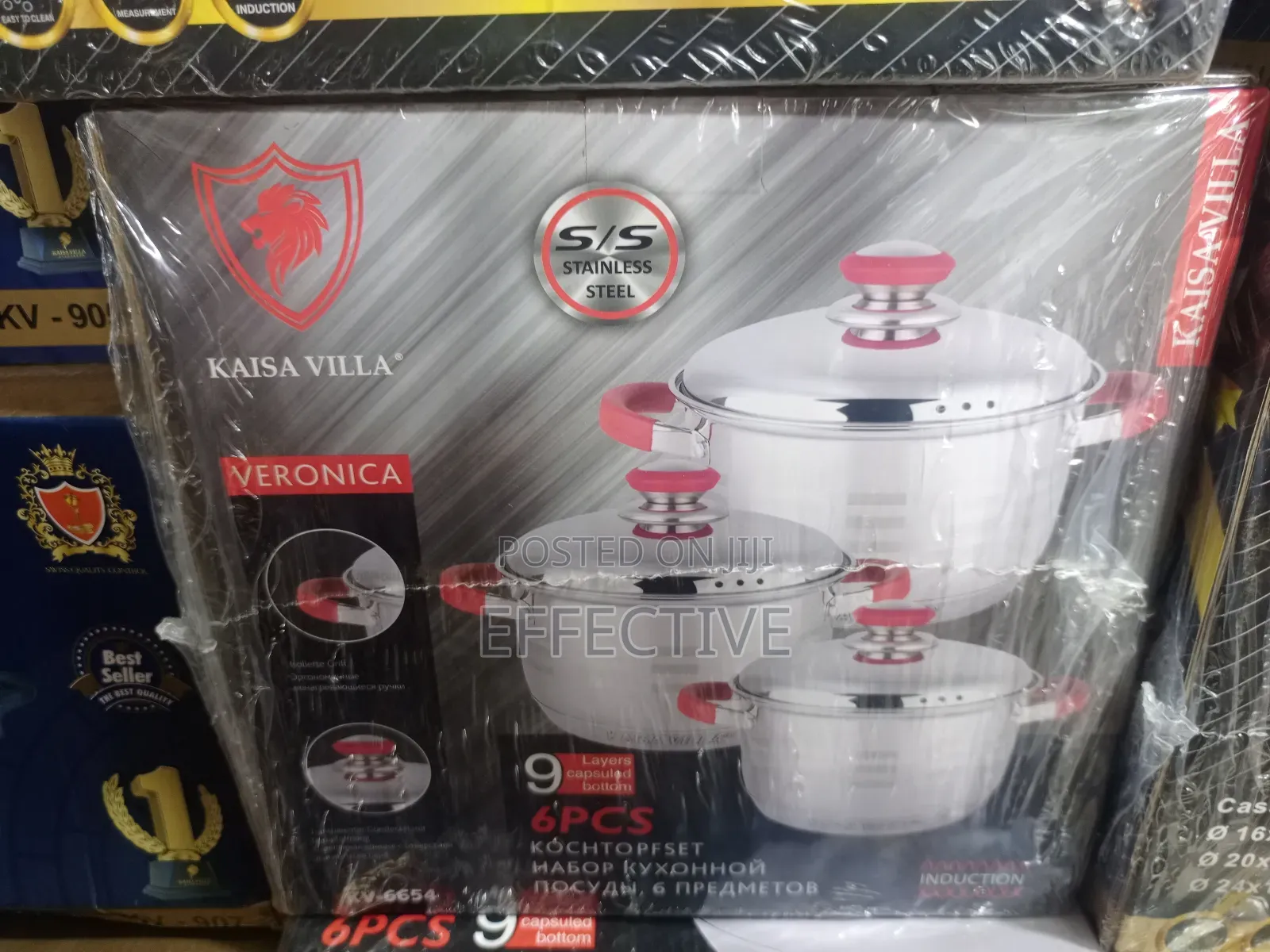 Kaisa Villa Stainless Steel Cookware Set.