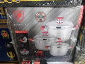 Kaisa Villa Stainless Steel Cookware Set.