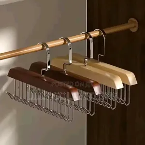 8 Hook Plank Wooden Hanger