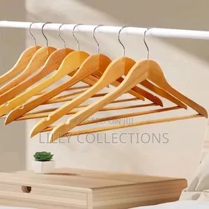 10 Piece Wooden Hangers