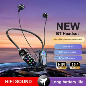 Neckband Headset Features a 200mah