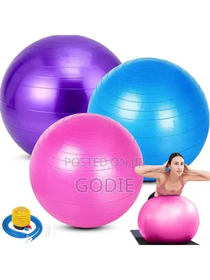 Snti-Burst Yoga Balls With Inflator Pump.