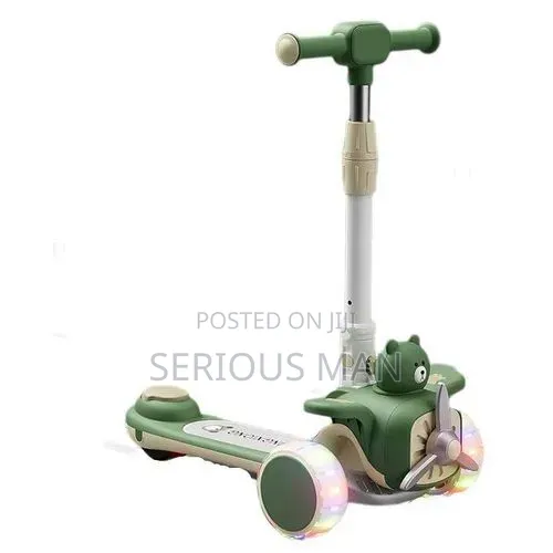 3 Wheel Foldable Kids Kick Scooter With 3 Light Up Wheels