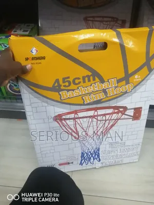 45cm Professional Basketball Rim Hoop – Wall-Mounted Basketball Goal