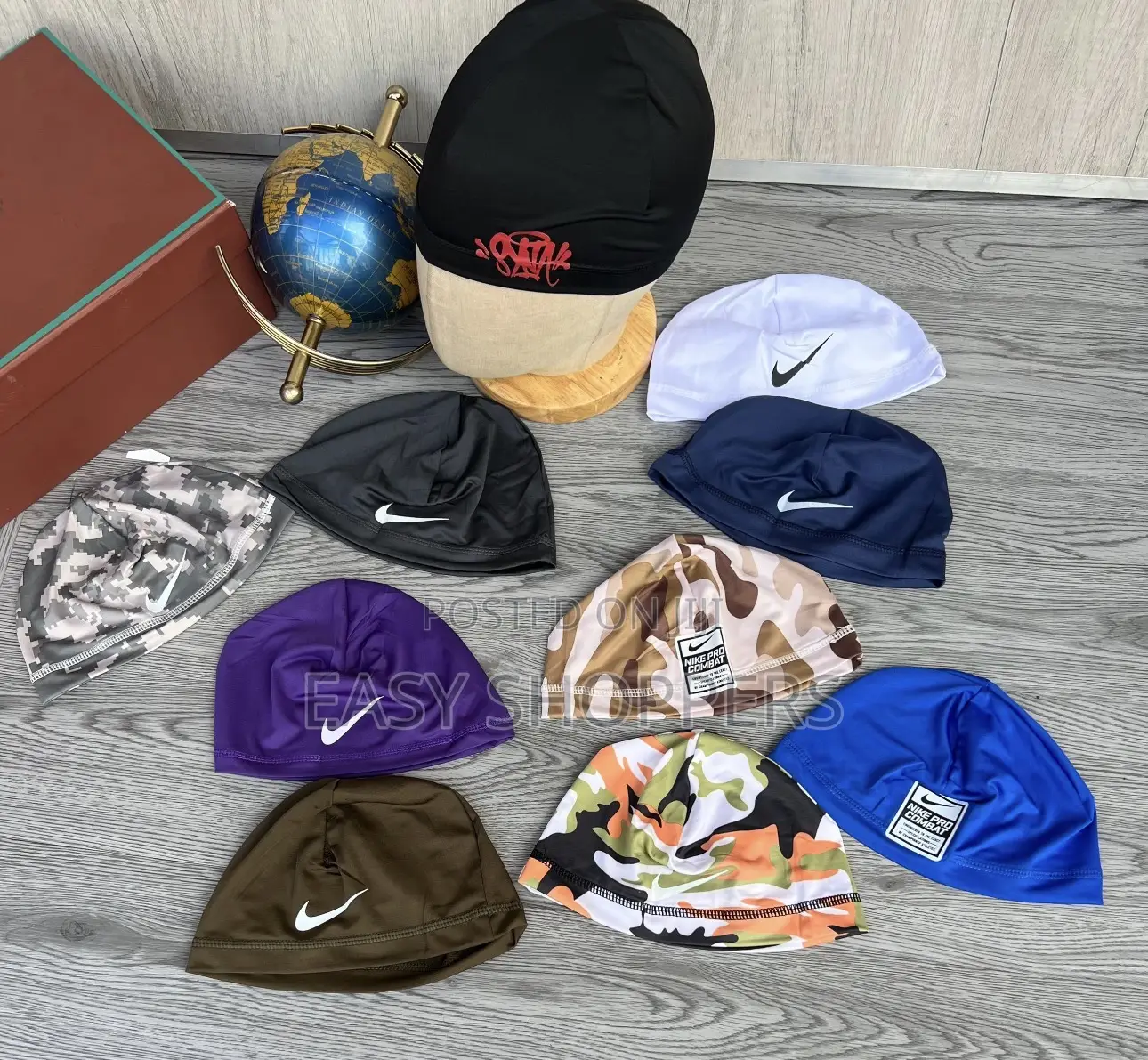 Original Nike Pro Skull Caps All Colors Available