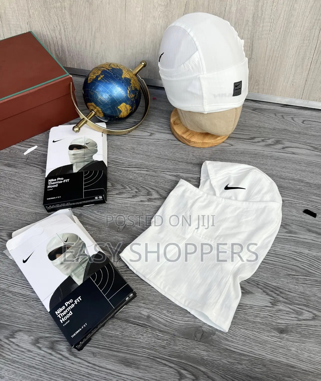 Nike Pro Hyperwarm Hood Ski Mask Balaclava [White]